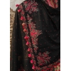 hussain rehar 015 unstitched luxury dhanak heavy embroidered 3pc suit