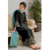 dyot 005 unstitched luxury dhanak heavy embroidered 3pc suit