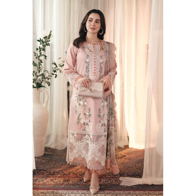 jade 002 unstitched luxury dhanak chikenkari heavy embroidered 3pc suit