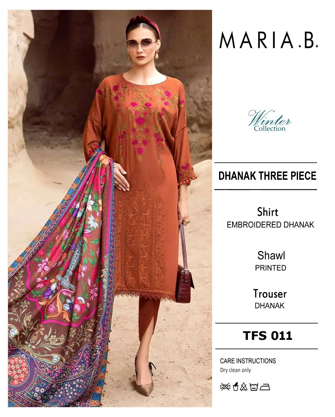 maria b 003 unstitched luxury dhanak heavy embroidered 3pc suit