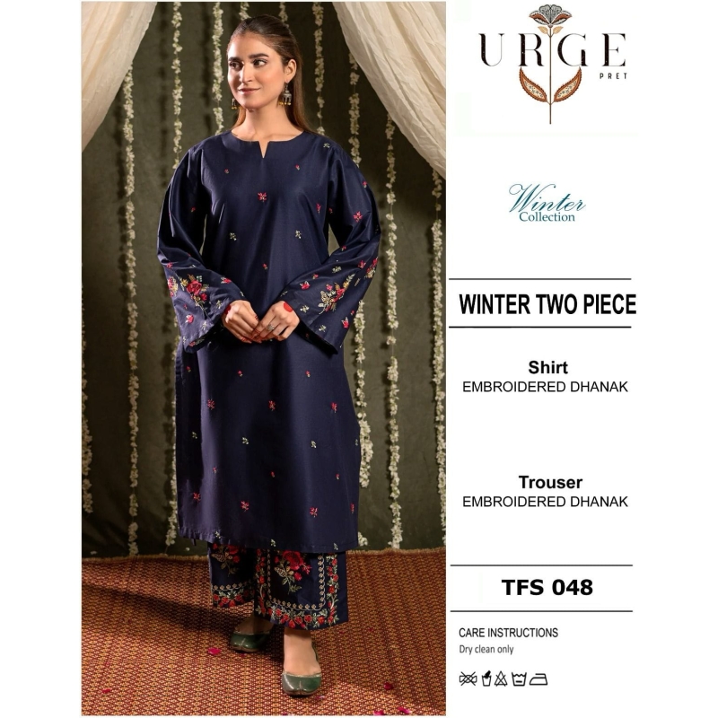 jazmin 002 unstitched luxury dhanak heavy embroidered 3pc suit