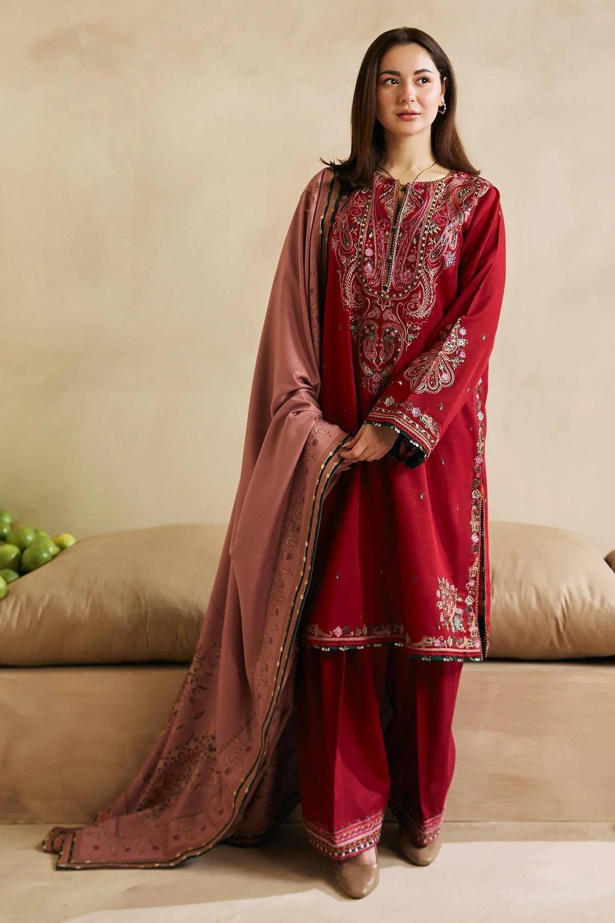 zara shahjahan 010 unstitched luxury dhanak heavy embroidered 3pc suit
