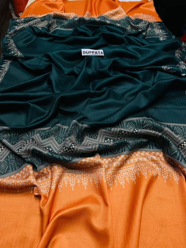 dyot 003 unstitched luxury dhanak heavy embroidered 3pc suit