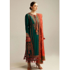 hussain rehar 007 unstitched luxury dhanak heavy embroidered 3pc suit