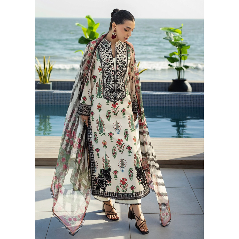 Lulusar Digital Printed 3 Piece J0064