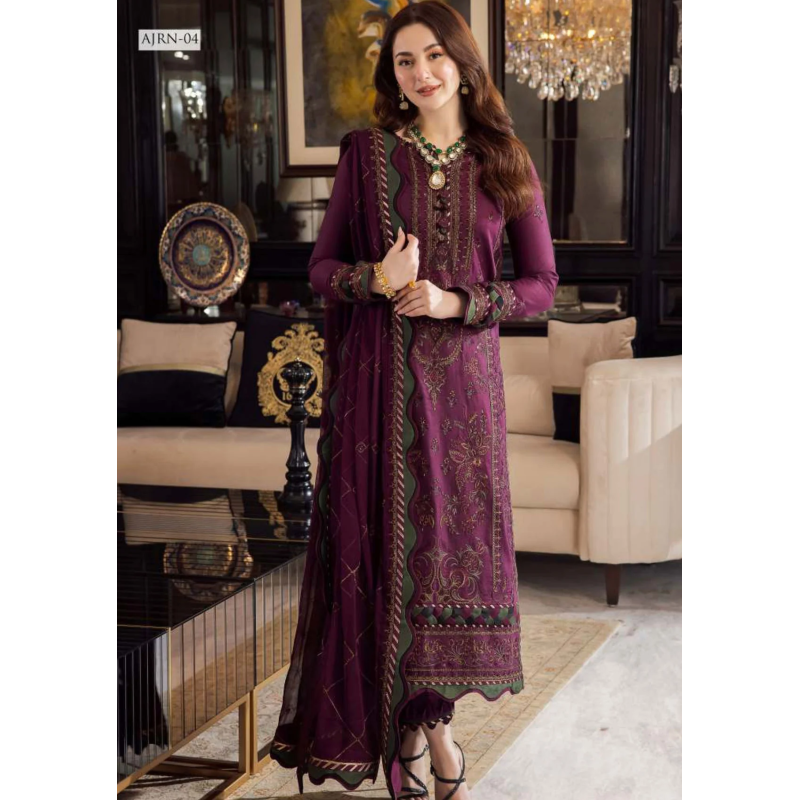 Asim Jofa Embroidered 3 Piece 5130