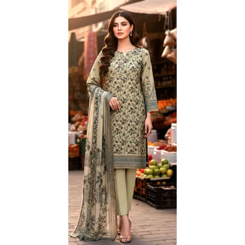 Gull Ahmed Digtal Printed 3 Piece Ya 8172