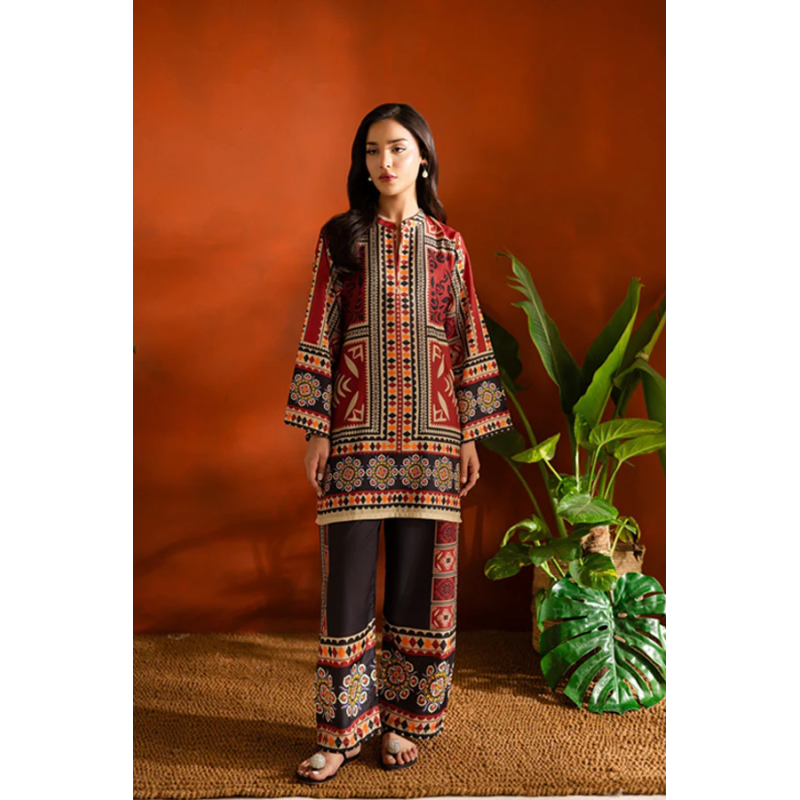 Asim Jofa Unstitched Digital Printed Dhanak 2-Piece – Winter Wear
