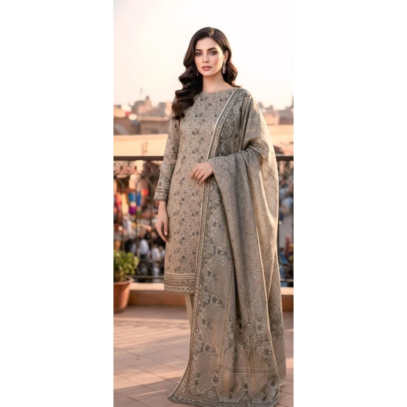 Gull Ahmed Digtal Printed 3 Piece Ya 8174