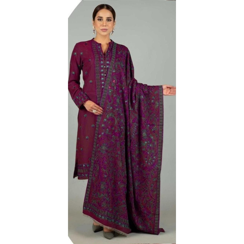 Bareeze Embroidered 3 Piece D5