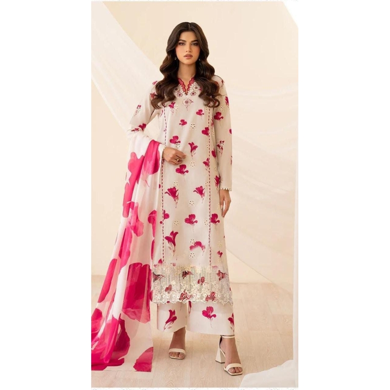 Iznik Digtal Printed 3 Piece Ya8084