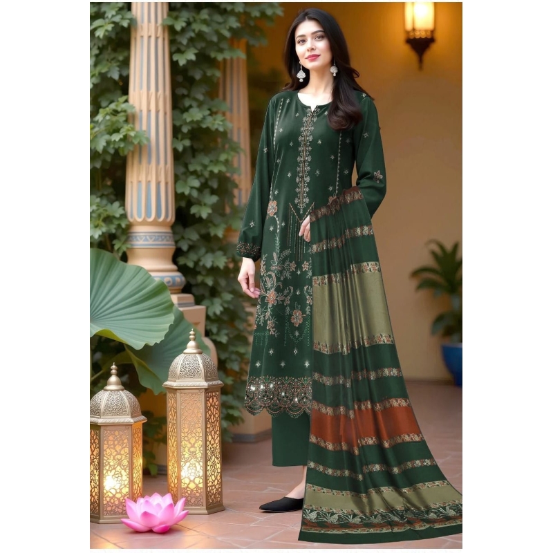 Bareeze Dhanak 3 Pc Winter Collection 2026
