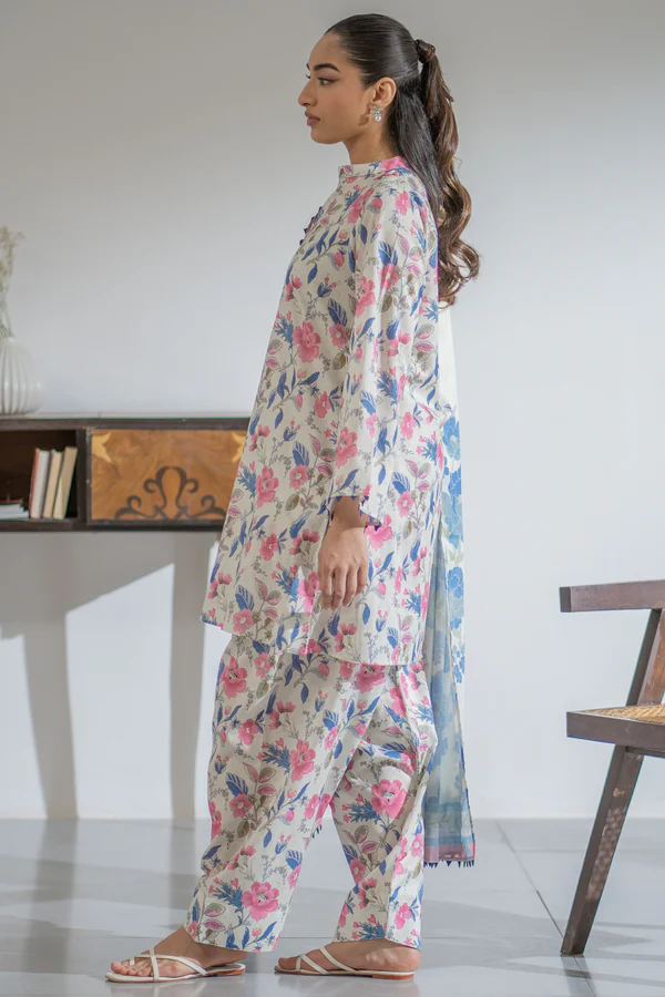 Ego Winter Viscose All Over Printed 3 Piece Suit - EG-87 - Image 3