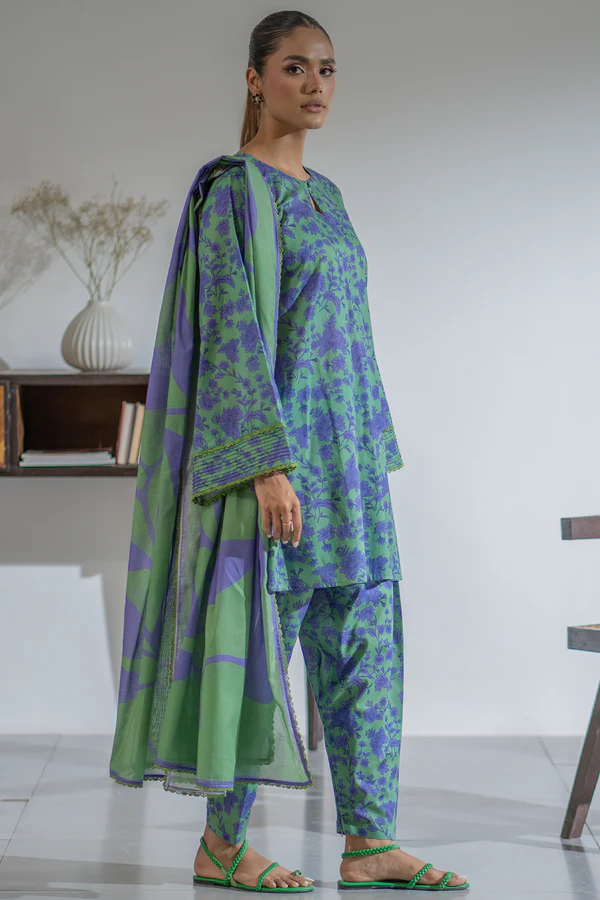 Ego Winter Viscose All Over Printed 3 Piece Suit - EG-85 - Image 3