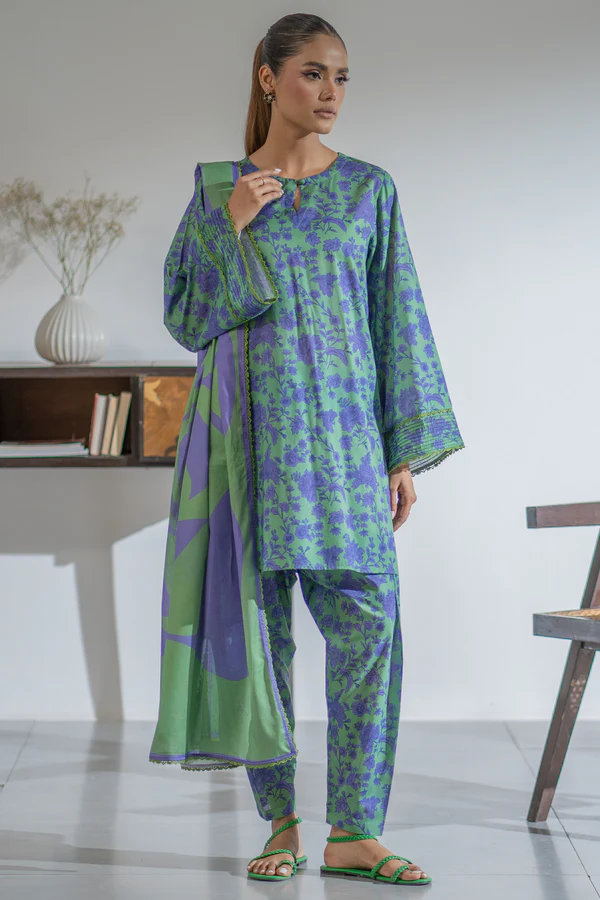 Ego Winter Viscose All Over Printed 3 Piece Suit - EG-85 - Image 5