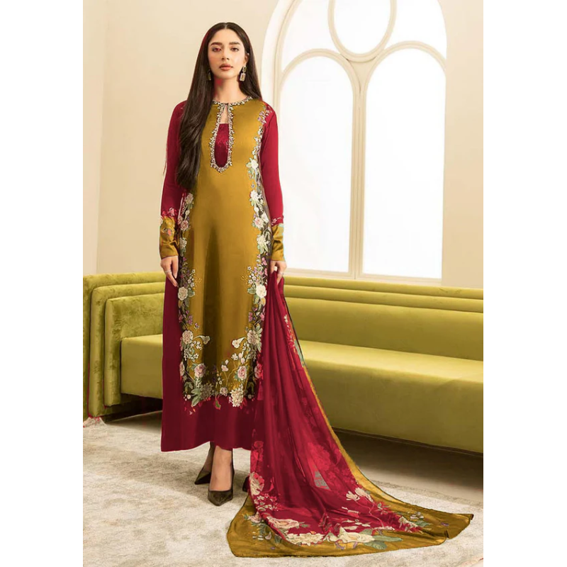 Lulusar Digital Printed 3 Piece hfv-4617
