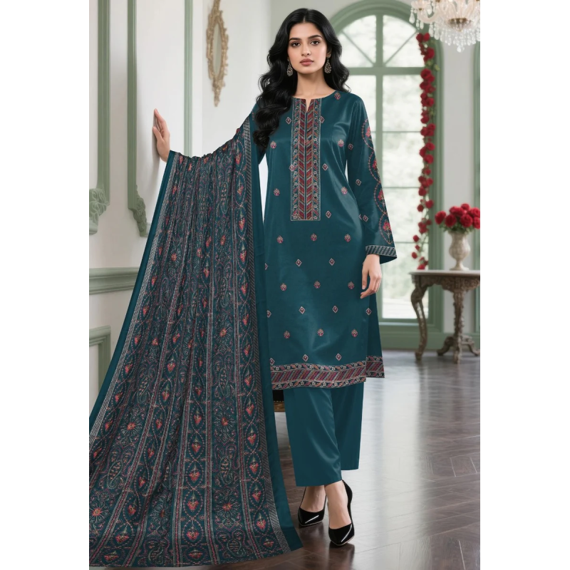 Bareeze Embroidered 3 Piece 1727