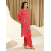 Limelight Digital Printed Fancy Linen 2 Piece Suit Red - Image 5