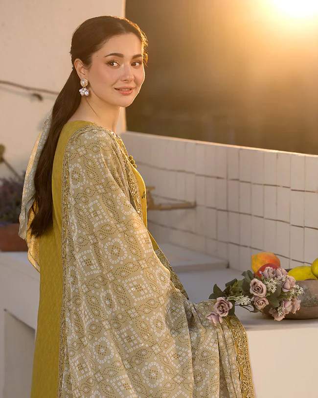 Allys Embroidered 3PC Lawn Suit – AL 83 - Image 3