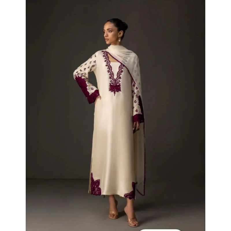 Lulusar Digital Printed 3 Piece