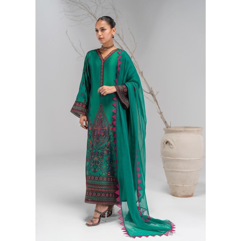 Lulusar Digital Printed 3 Piece