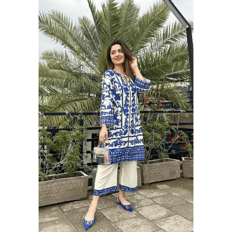 Lulusar Digital Printed 2 Piece W698