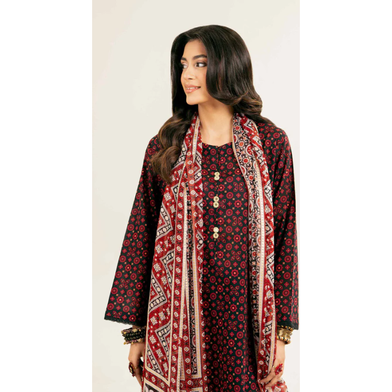 Nishat Digital Printed 3 Piece PE25-437