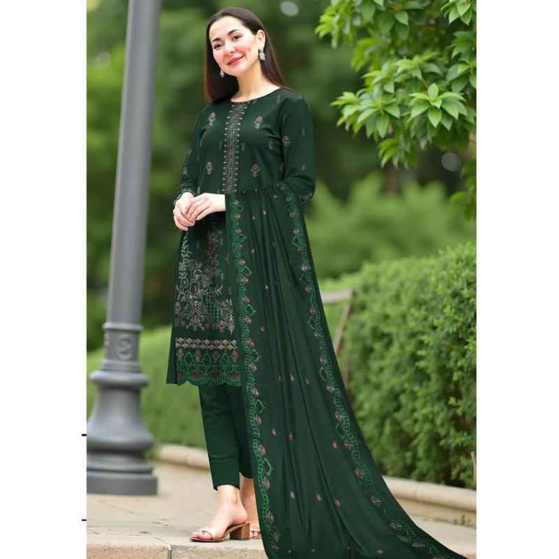 Bareeze Embroidered 3 Piece 1748