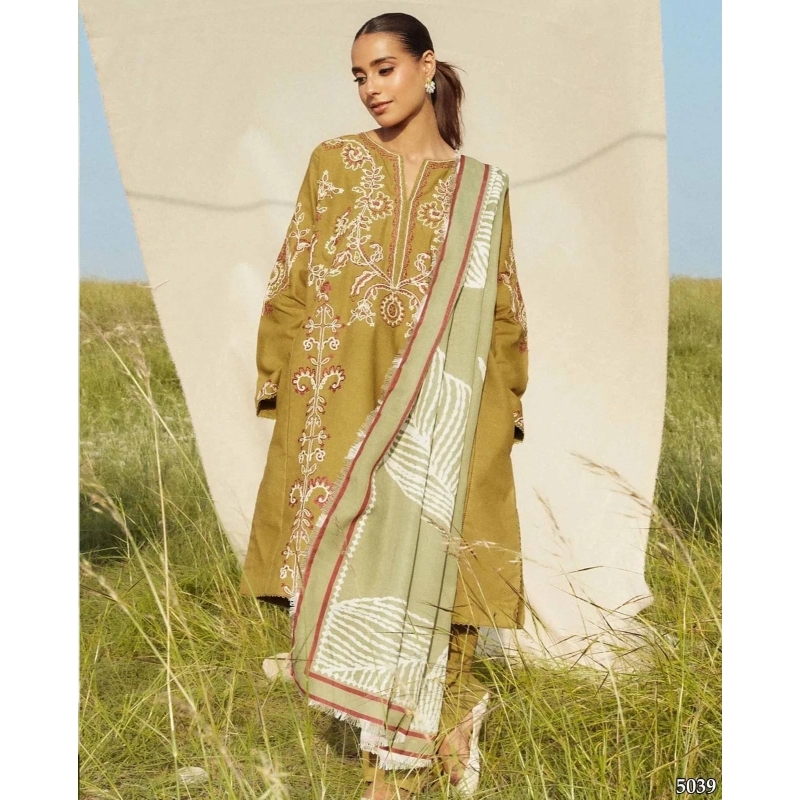 Coco By Zara ShahJahan Embroidered 3 Piece 5039