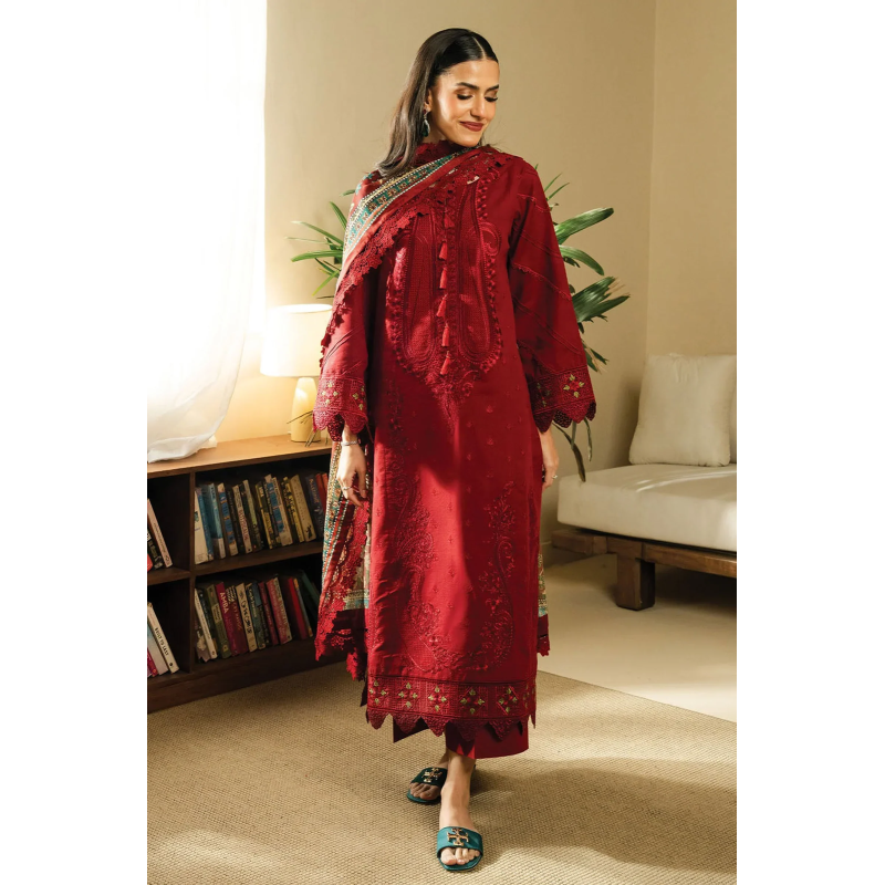 Batik Embroidered 3 piece 5125