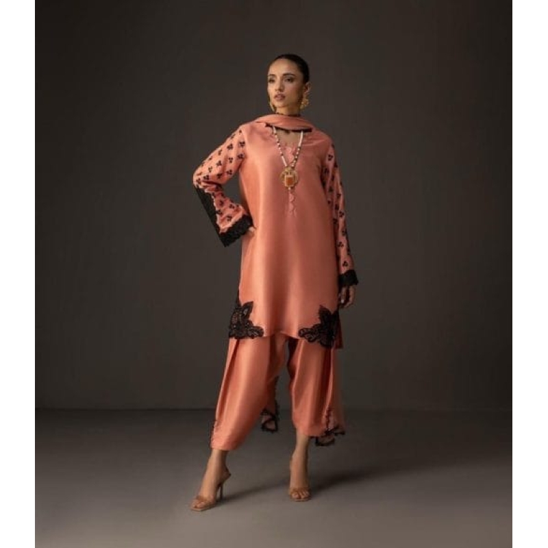 Lulusar Digital Printed 3 Piece W 727