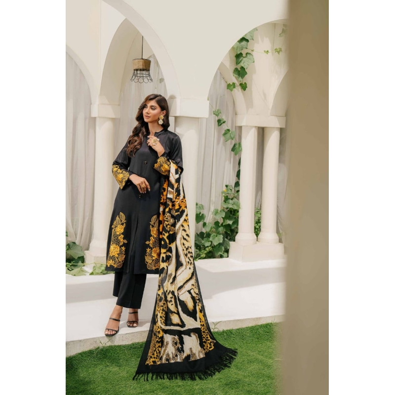 Nishat Embroidered 3PC Cambric Cotton Suit – NT 67