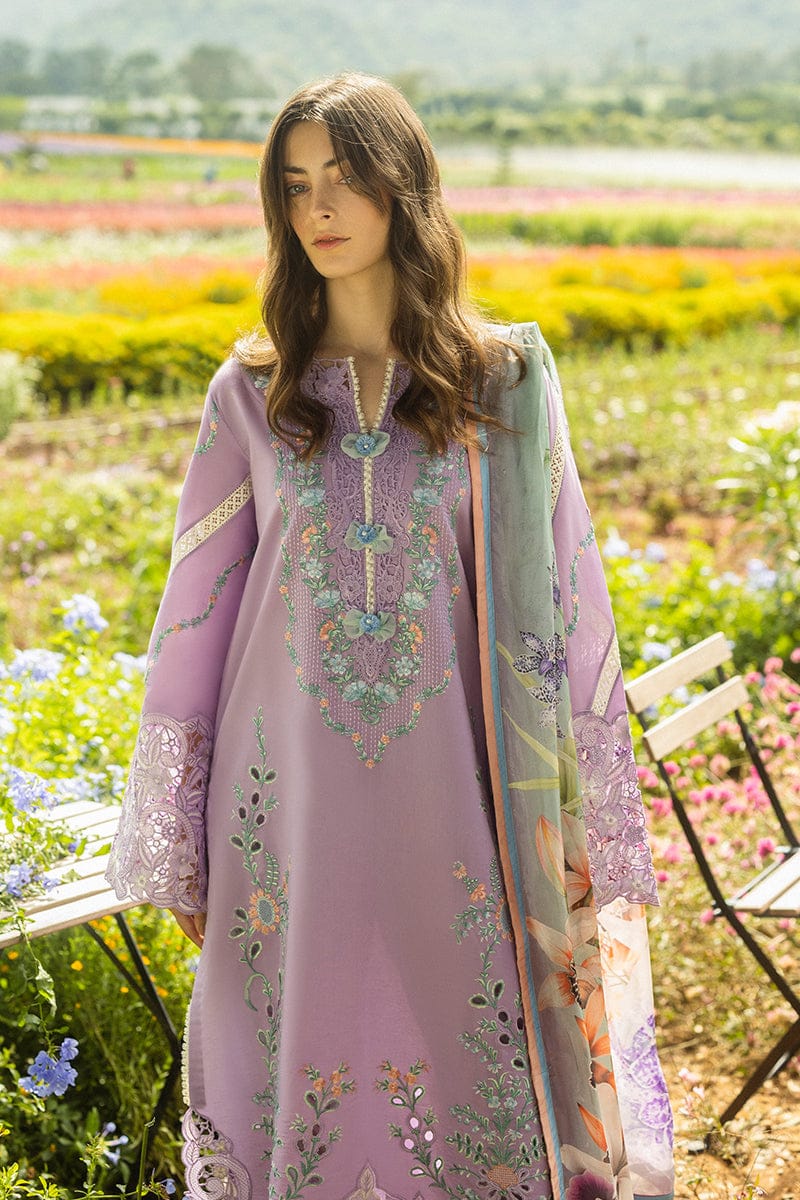 Mushq Embroidered 3PC Lawn Suit With Patches – MQ 65 - Image 2
