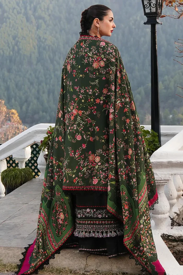 Hussain Rehar Embroidered 3PC Lawn Suit – HR 81 - Image 2