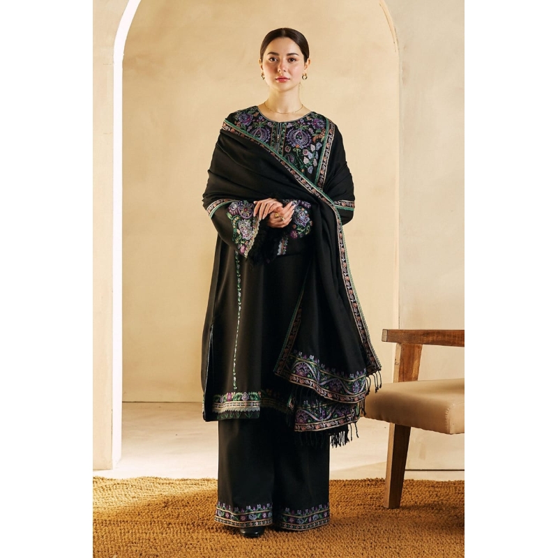 Zara ShahJahan Embroidered 3PC Cotton Suit – ZS 92