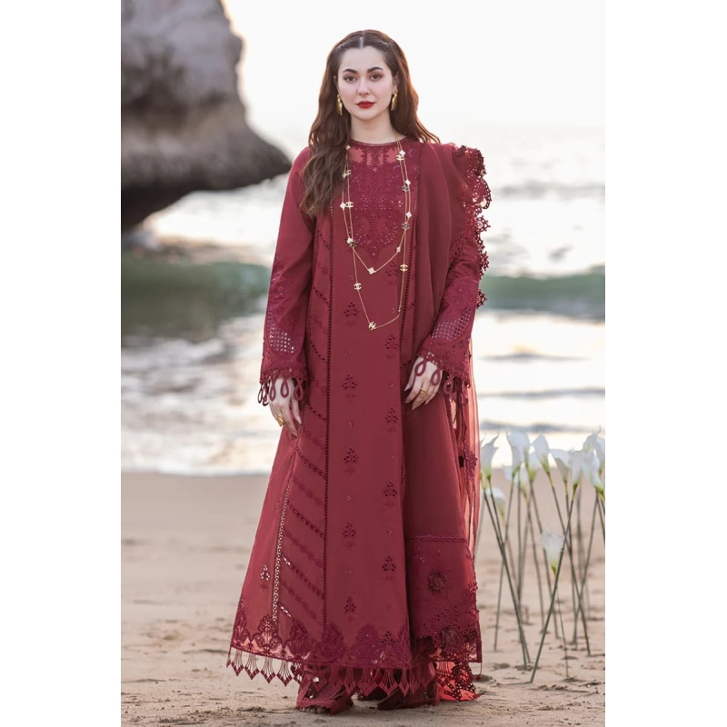 Qalamkar Embroidered 3PC Lawn Suit – QR 97