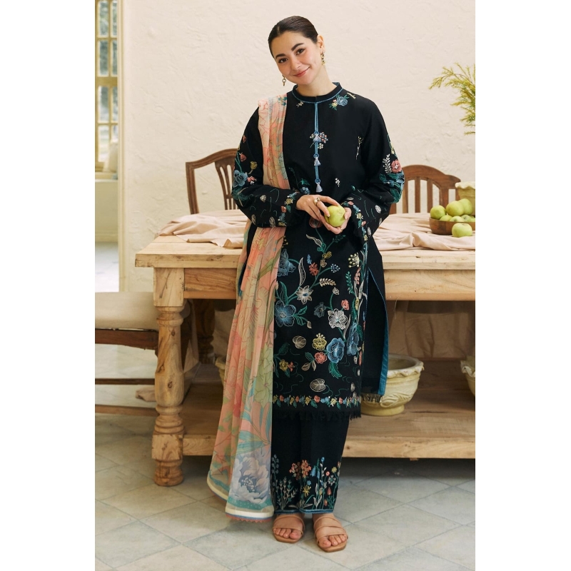 Coco By Zara ShahJahan Embroidered 3PC Lawn Suit – ZS 86