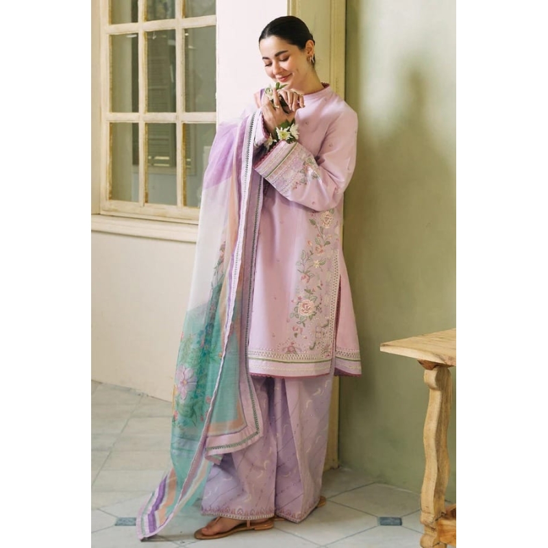 Coco By Zara ShahJahan Embroidered 3PC Lawn Suit – ZS 90