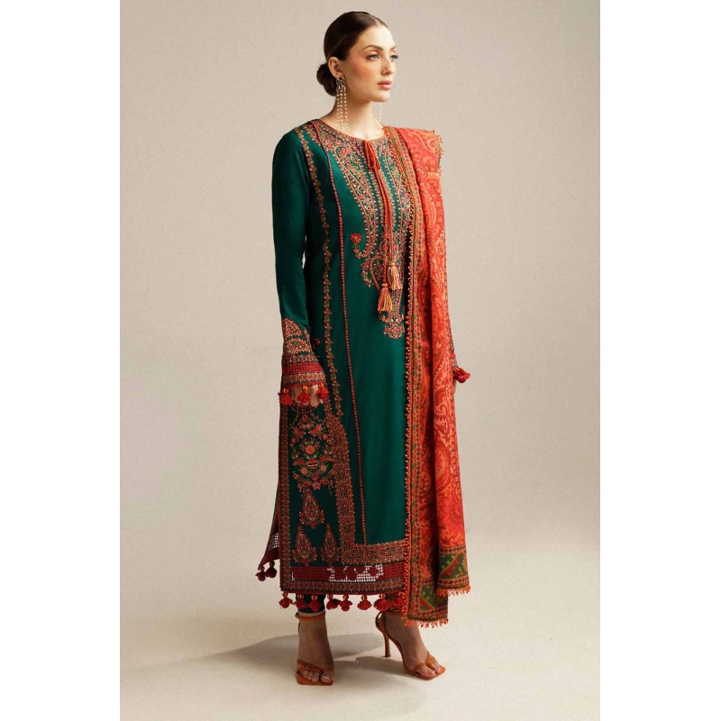 Hussain Rehar Embroidered 3PC Lawn Suit – HR 93