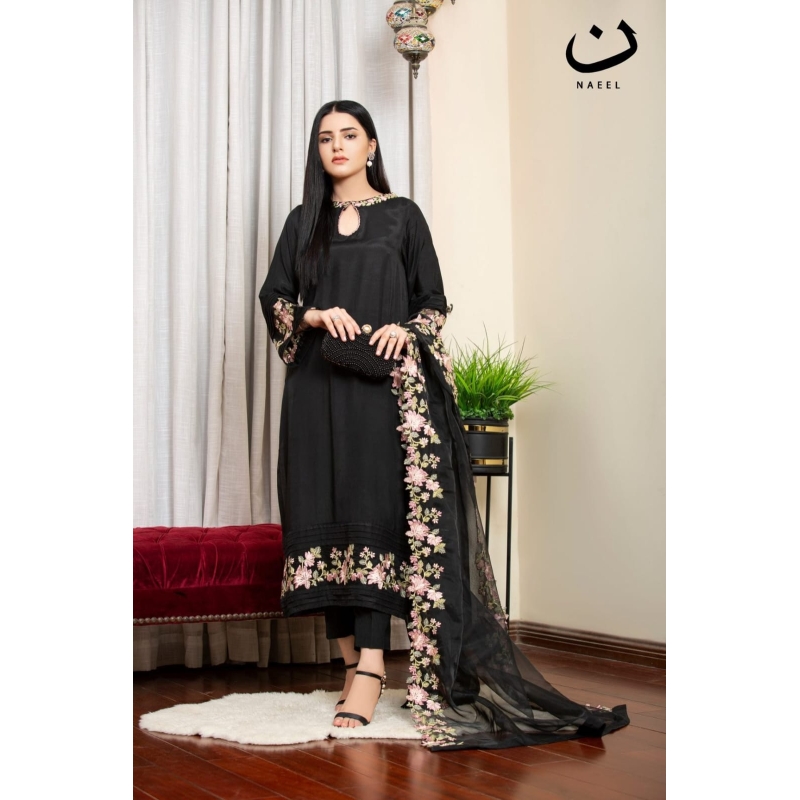 Rujhan Embroidered 3PC Lawn Suit – RJ 98